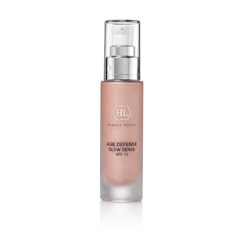 AGE DEFENSE GLOW SPF 15 - nawilżający krem z perłowym efektem