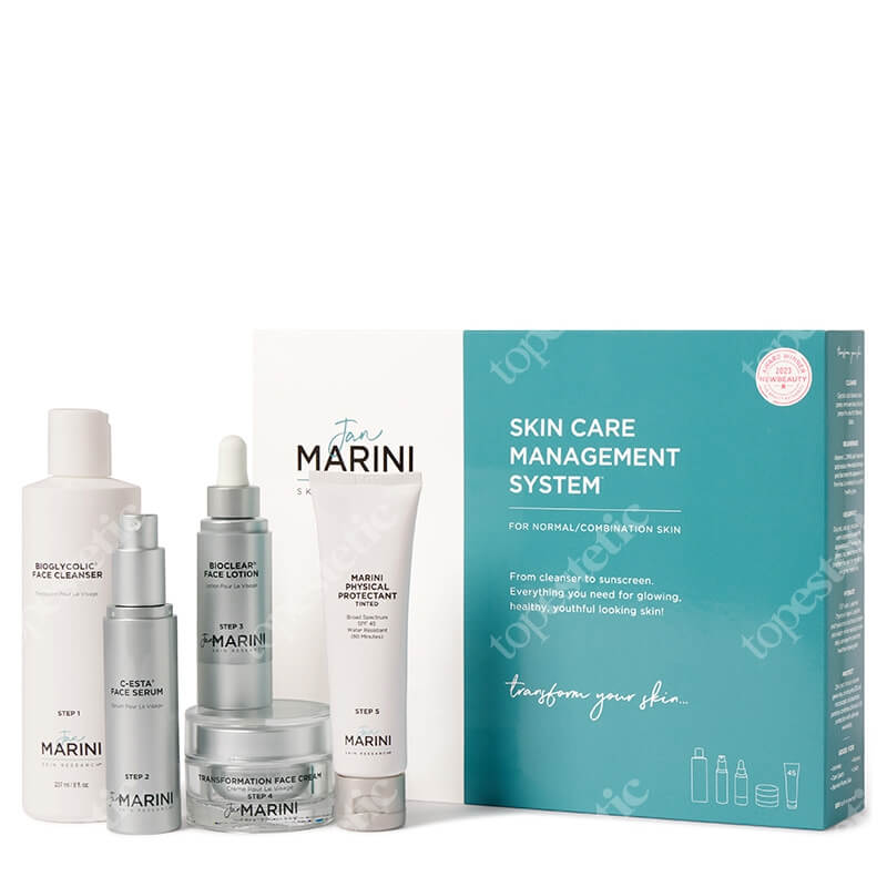 Skin Care Management System™ Tinted ZESTAW Przeciwzmarszczkowy dla skóry normalnej i mieszanej z kremem koloryzującym