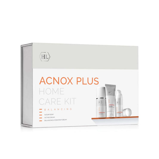 Zestaw Acnox Plus - zestaw żel cukrowy, aktywny krem, krem nawilżający